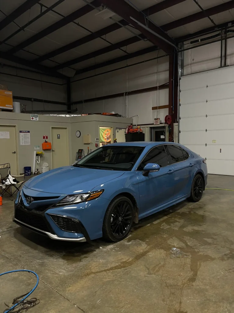 ceramic window tinting on car