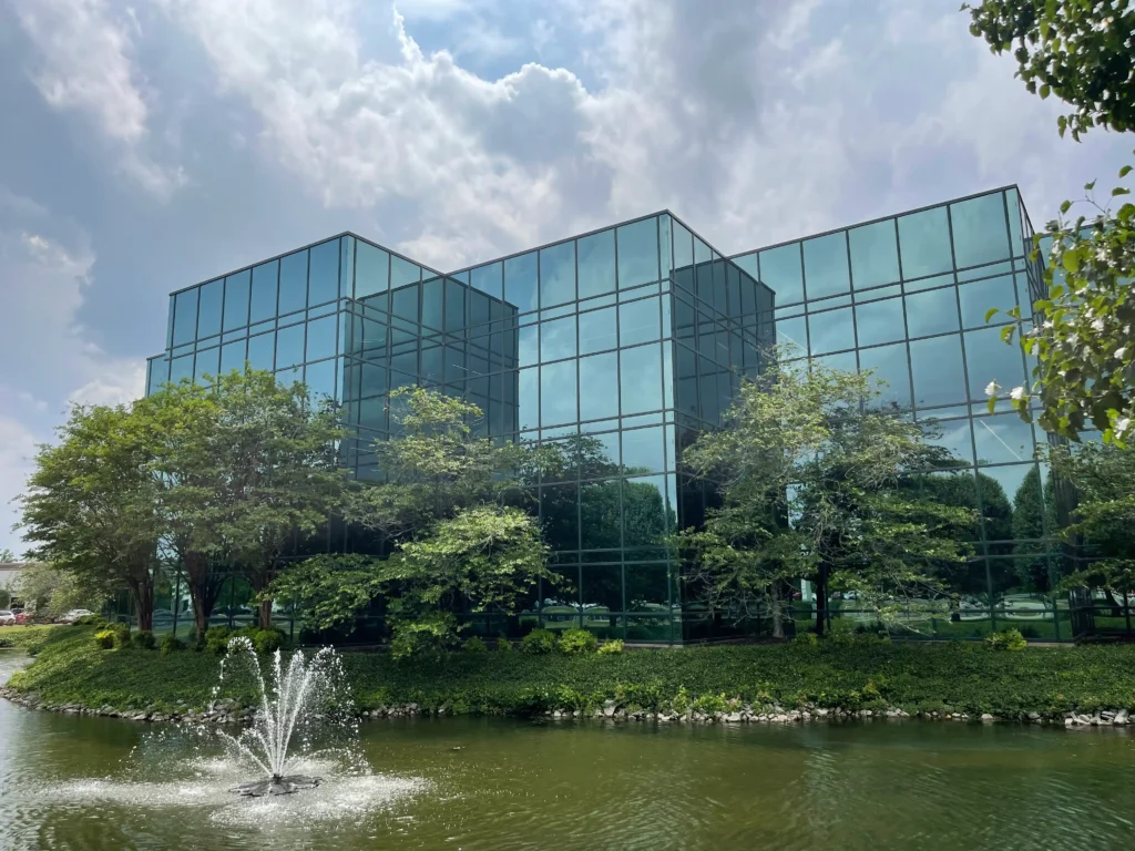 Tinted office windows in Nashville by Shade Shoppe